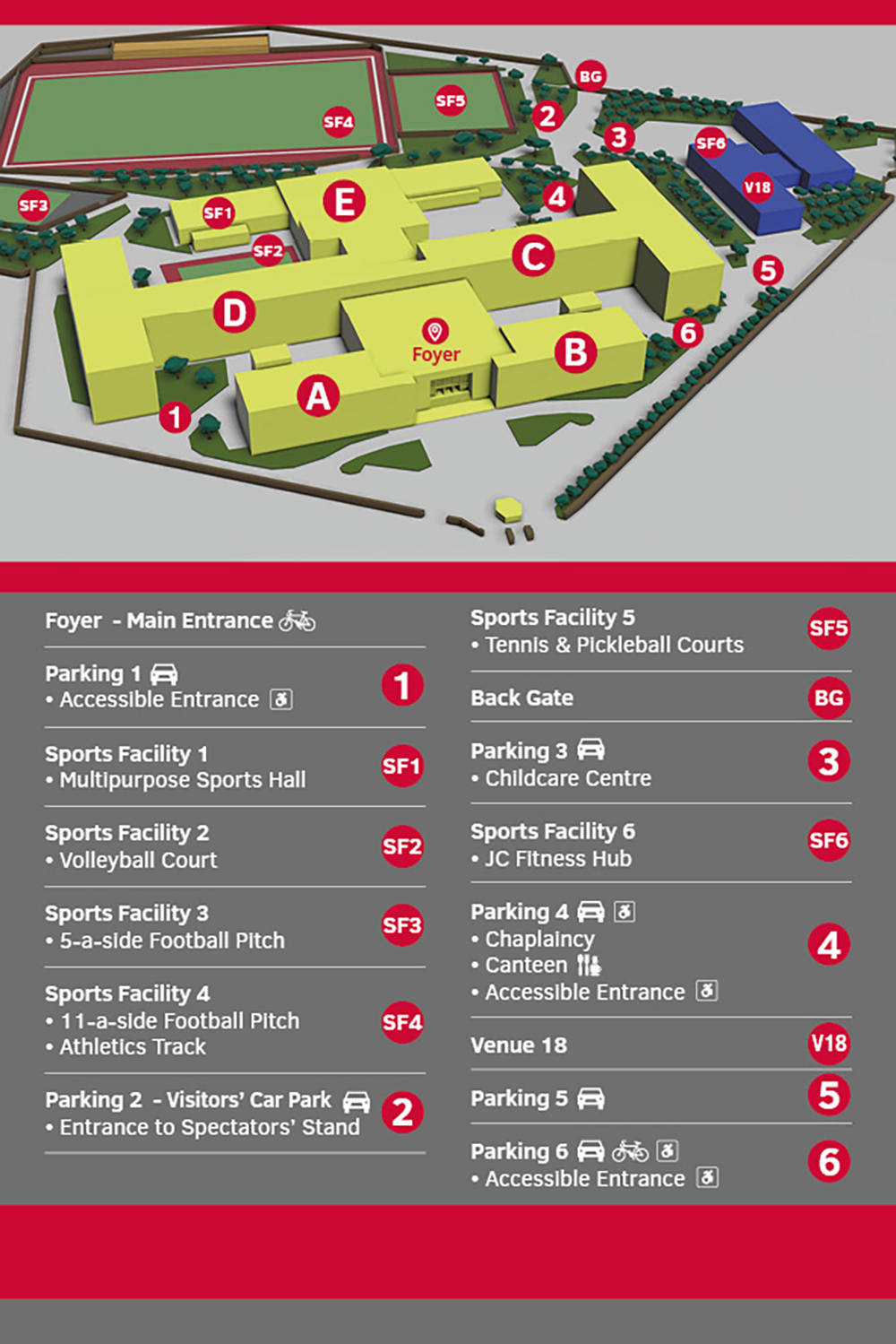 JC Campus Map